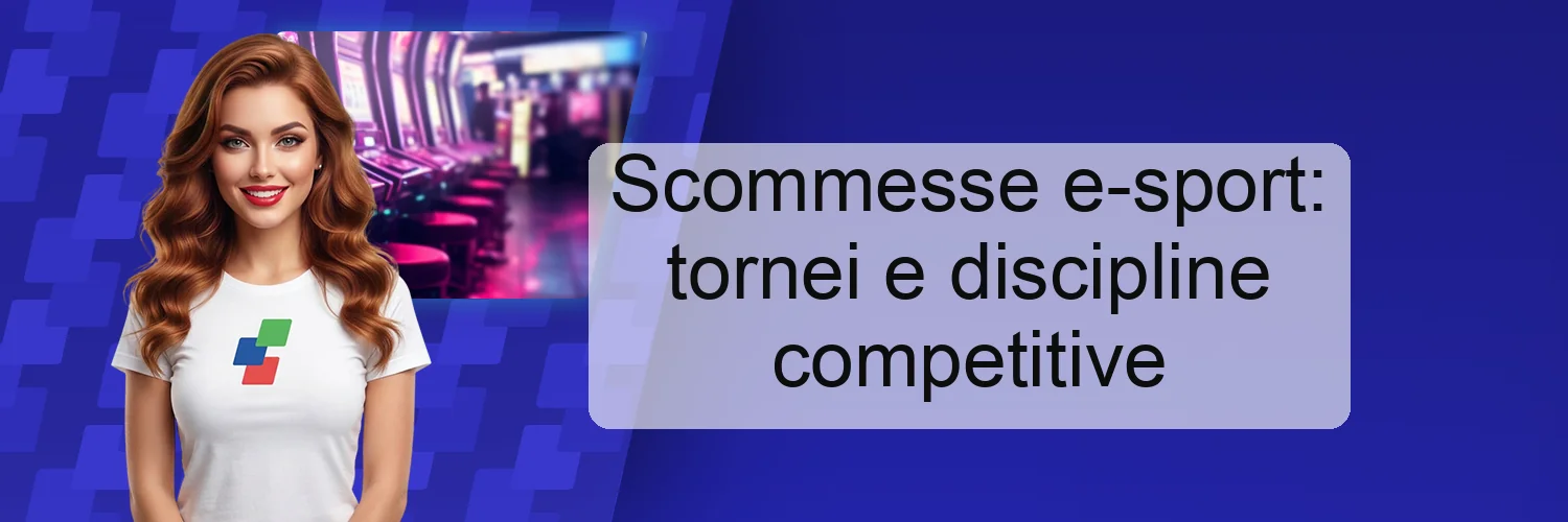 Scommesse e-sport: tornei e discipline competitive