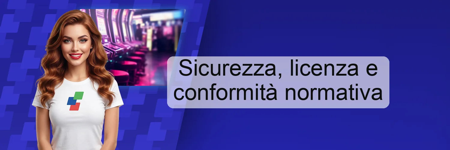 Sicurezza, licenza e conformità normativa